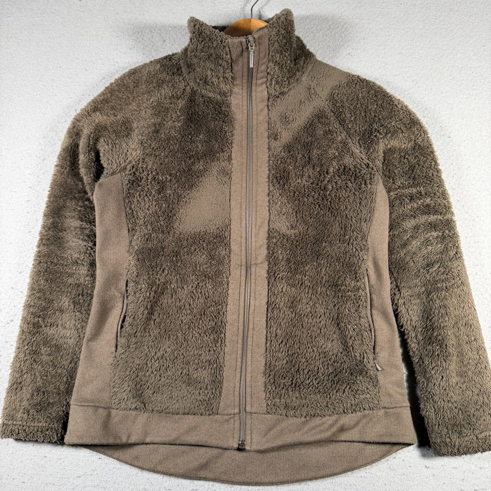 Vintage The North Face Osito Fleece Jacket Womens Small Brown Full Zip High Pile